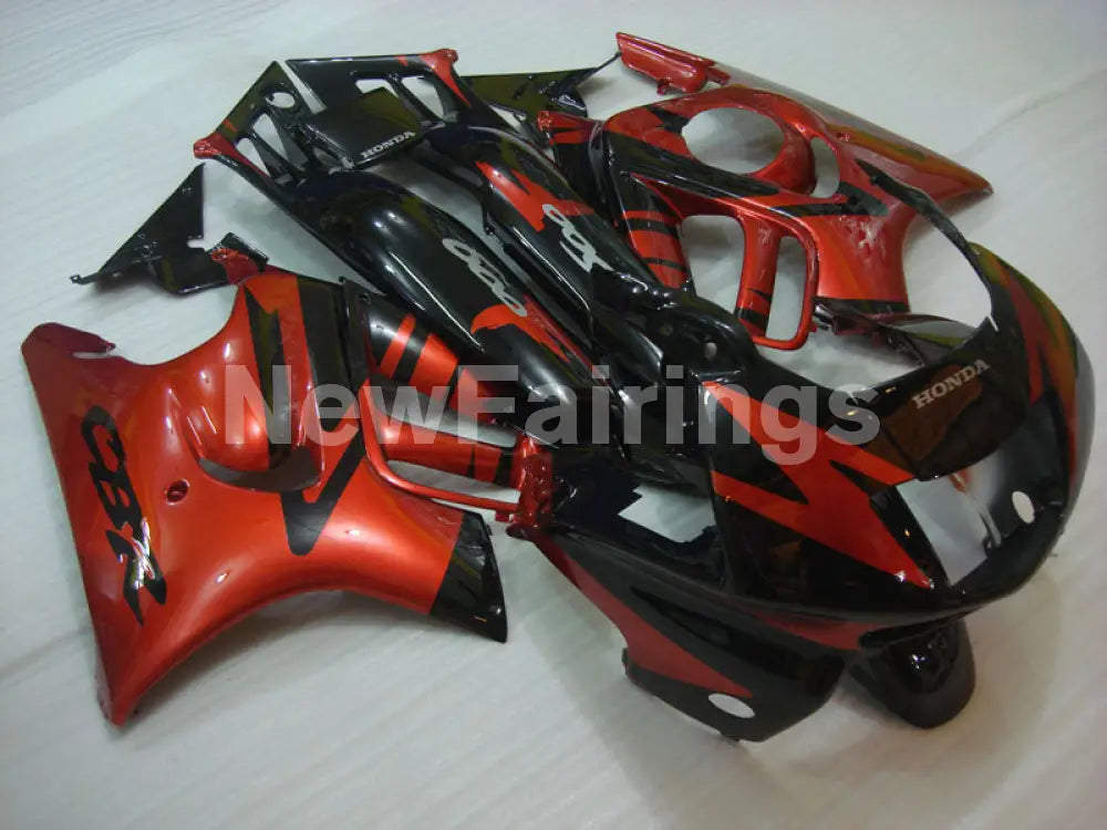 Wine Red and Black Factory Style - CBR600 F3 95-96 Fairing Kit