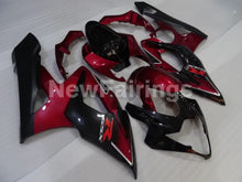 Charger l'image dans le visualiseur de la galerie, Wine Red and Black Factory Style - GSX-R1000 05-06 Fairing Kit