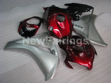 Charger l'image dans le visualiseur de la galerie, Wine Red and Silver Factory Style - CBR1000RR 08-11 Fairing Kit
