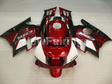 Charger l'image dans la galerie, Wine Red and White Black Factory Style - CBR600 F2 91-94 Fairing Kit