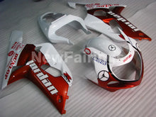 Charger l'image dans le visualiseur de la galerie, Wine Red and White Jordan - GSX-R600 01-03 Fairing Kit