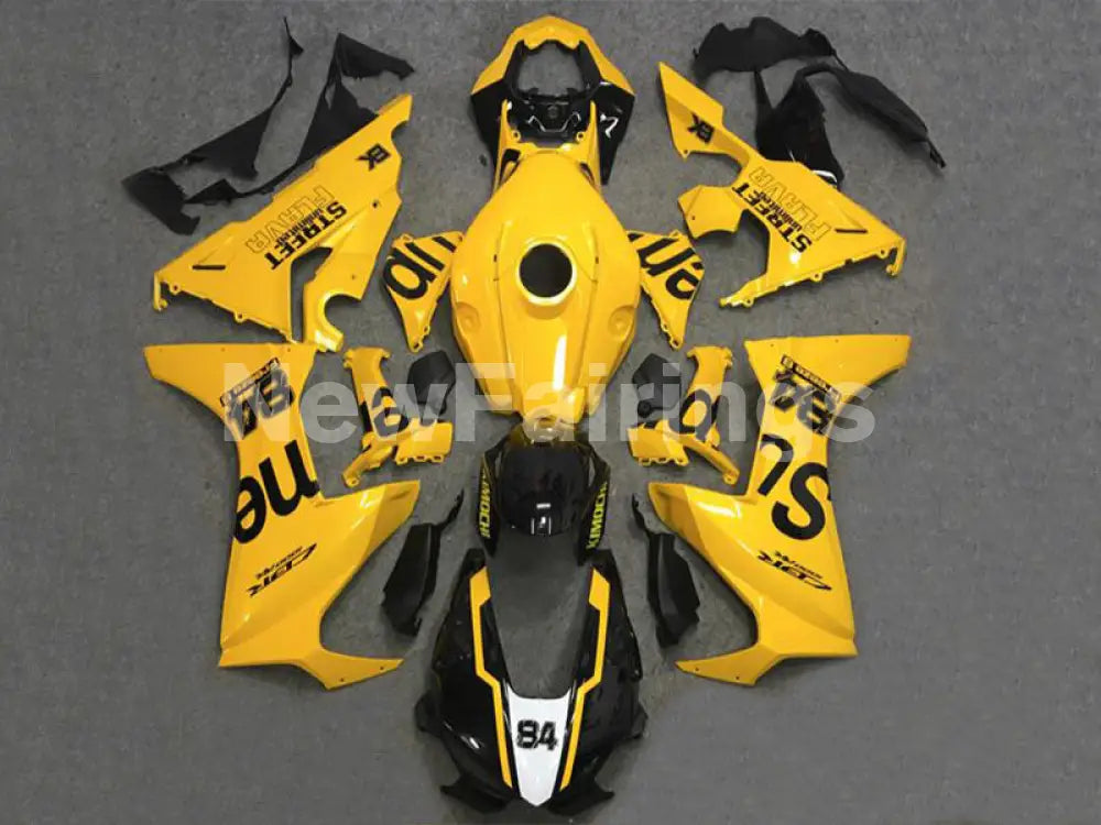 Yellow and Black Factory Style - CBR1000RR 17-19 Fairing Kit