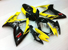 Charger l&#39;image dans la galerie, Yellow Black Factory Style - GSX-R600 06-07 Fairing Kit