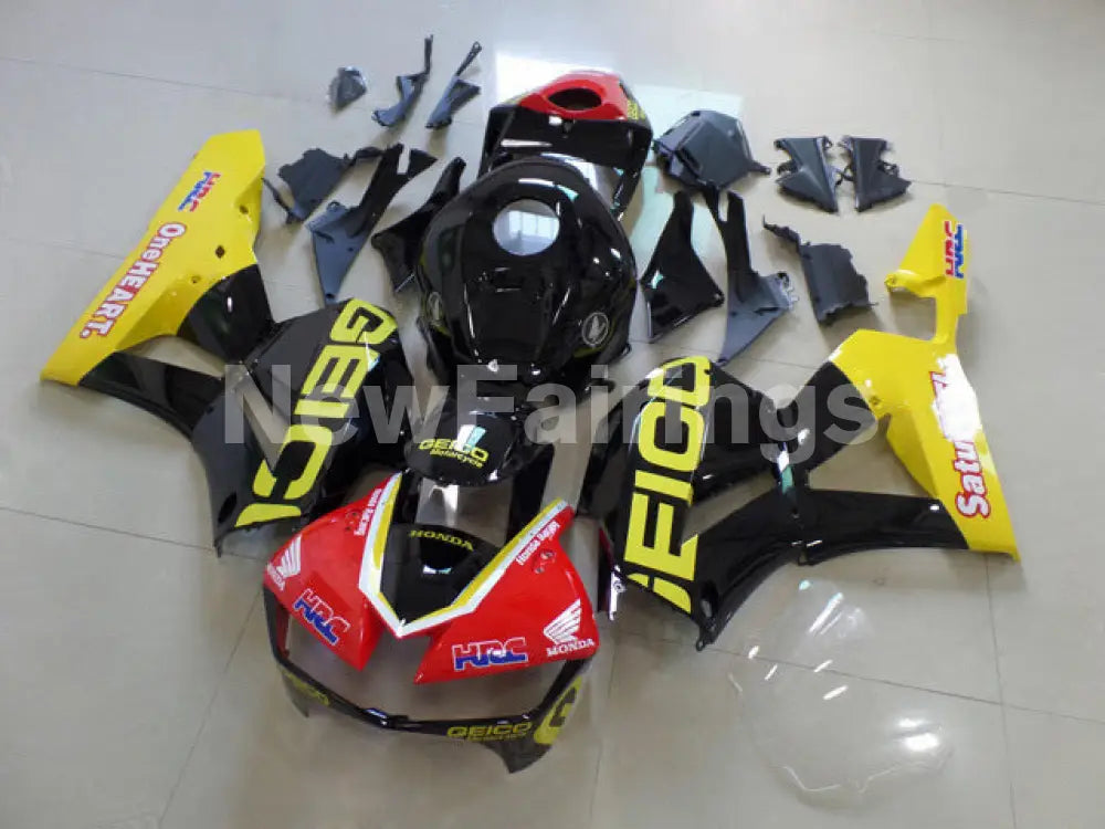 Yellow and Black HRC - CBR600RR 13-23 Fairing Kit