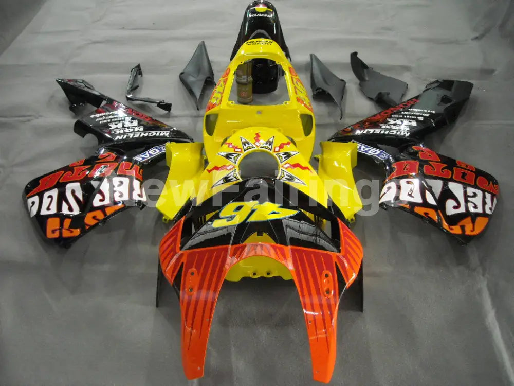 Yellow and Black Rossi - CBR600RR 05-06 Fairing Kit