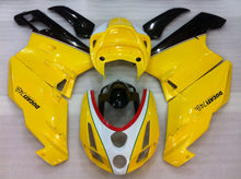 Charger l'image dans le visualiseur de la galerie, Yellow and Black White Factory Style - Ducati 749 03-04 Fairing Kit (Single Passenger Seat)