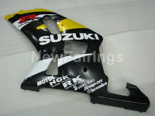Charger l'image dans la galerie, Yellow Black and White Factory Style - GSX-R600 01-03 Fairing Kit