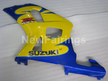 Charger l'image dans la galerie, Yellow and Blue White Factory Style - GSX-R600 01-03 Fairing Kit