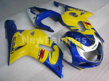 Charger l'image dans la galerie, Yellow and Blue White Factory Style - GSX-R600 01-03 Fairing Kit