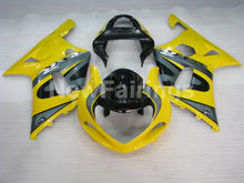Charger l'image dans la galerie, Yellow and Grey Black Factory Style - GSX-R600 01-03 Fairing Kit