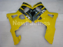 Charger l'image dans la galerie, Yellow and Grey Black Factory Style - GSX-R600 01-03 Fairing Kit