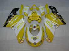 Charger l'image dans le visualiseur de la galerie, Yellow and White Black Xerox - Ducati 749/999 05-06 Fairing Kit (Single Passenger Seat)